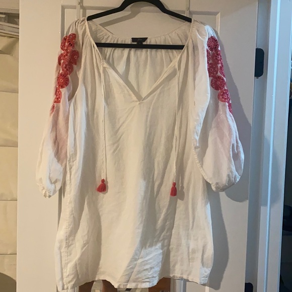 J Crew Eyelet Coverup Beach Tunic Small - Picture 6 of 10